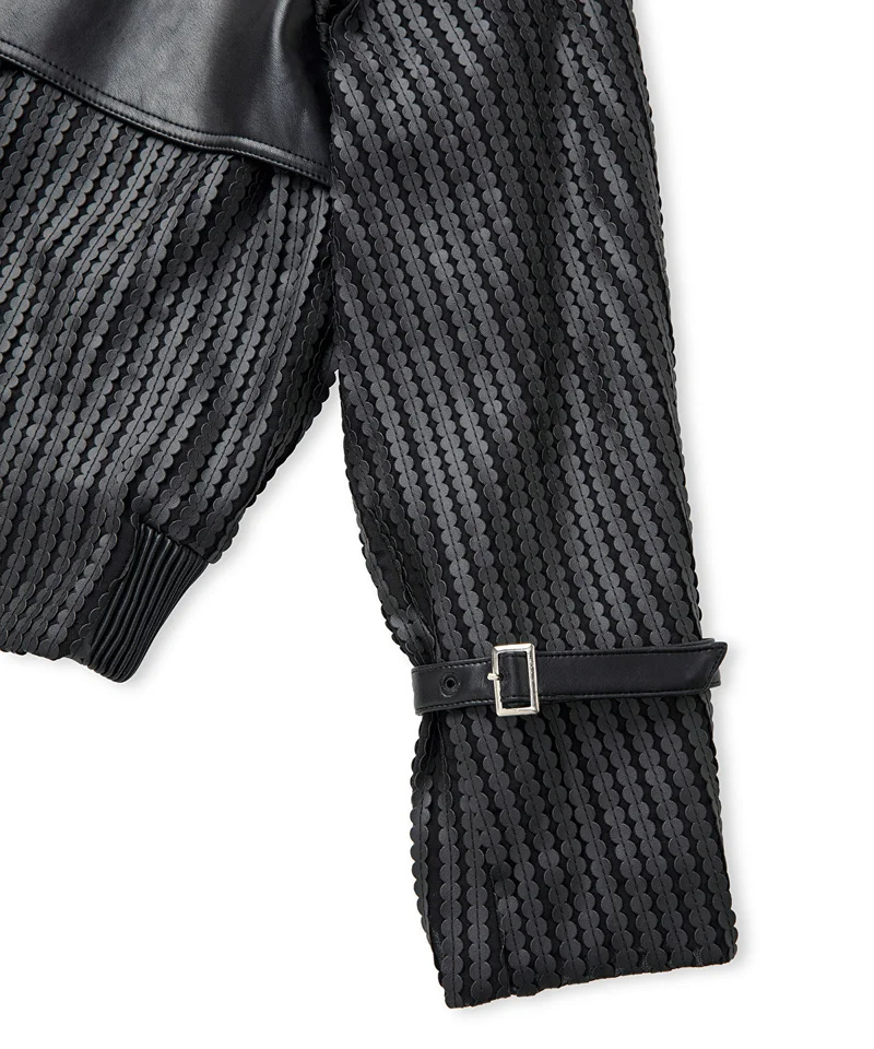 Ipekyol  Contrast Textured Coat for Women | Best Price UAE